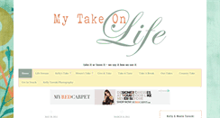 Desktop Screenshot of mytakeonlife.com